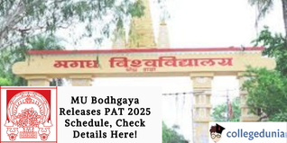 MU Bodhgaya Releases PAT 2025 Schedule, Check Details Here!